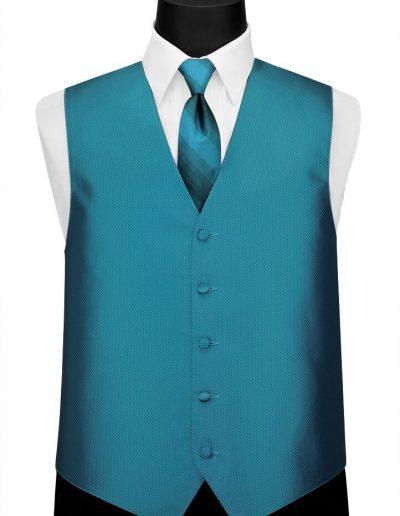Teal Tuxedo Vest