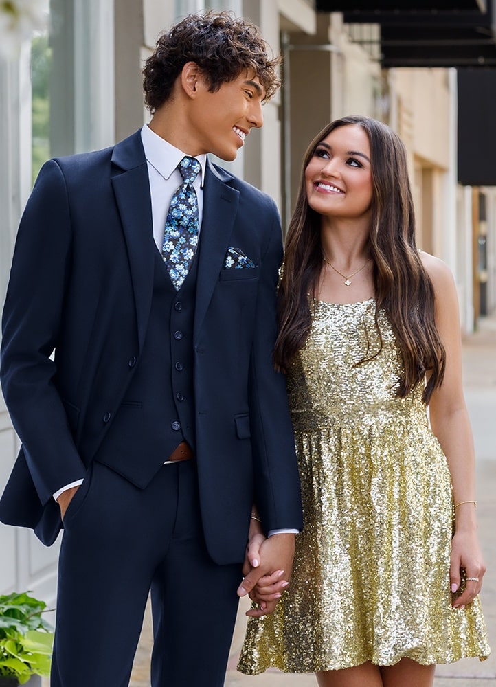 modern prom tux Richardson