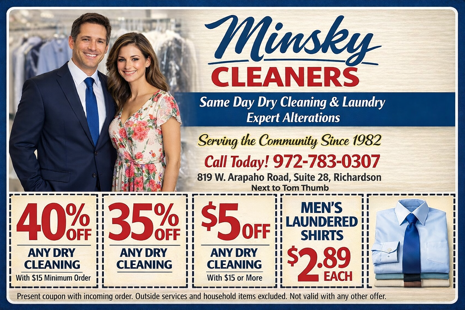 Dry Cleaning coupon