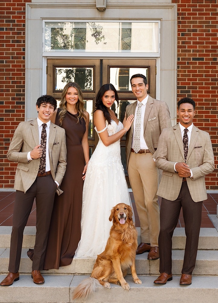 Tan Metro Plaid Sportcoat